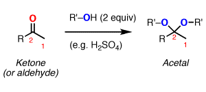 Reaction Friday: Formation of Acetals from Ketones